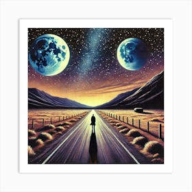 Road To Nowhere.AI 1 Art Print