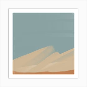 Desert Landscape Art Print