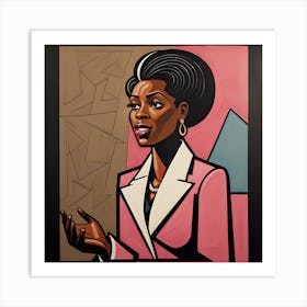 Mrs Johnson Art Print