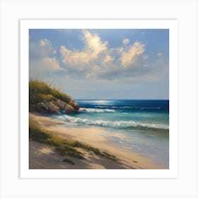 Sand Beach Art Print