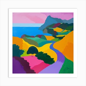 Abstract Travel Collection Dominica 4 Art Print