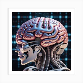 Brain Of A Robot 5 Art Print