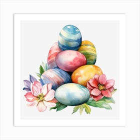 Easter Eggs 1 Art Print