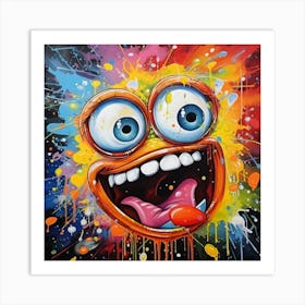 Splatter Painting 1 Art Print