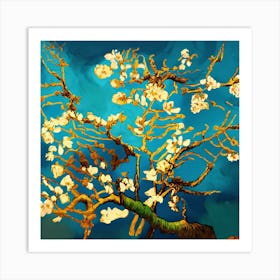 Blossoming Almond Tree 4 Art Print