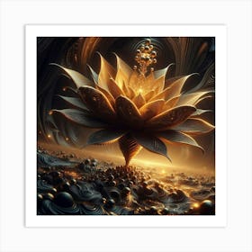 Lotus Flower 123 Art Print