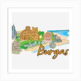 Burgas Art Print