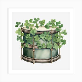 Shamrock Drum 7 Art Print