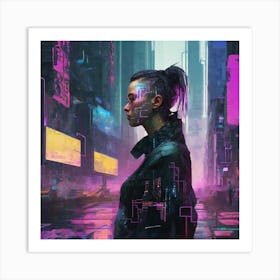 Cyberpunk 7 Art Print