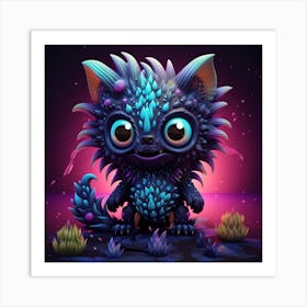 Spooky Cat Art Print