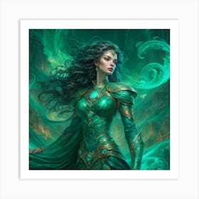 Elven Woman Art Print