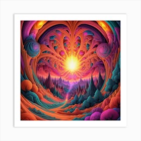 Psychedelic Art 2 Art Print