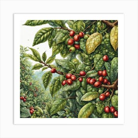 Coffee Tree 13 Art Print