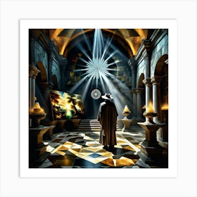 Man In A Cloak Art Print