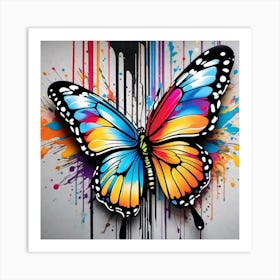 Colorful Butterfly 35 Art Print