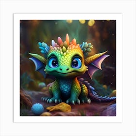 Baby Dragon Art Print