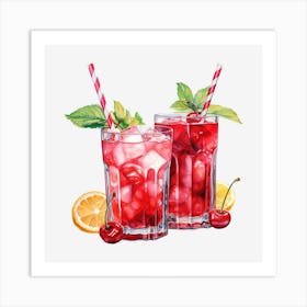 Cherry Martini 5 Art Print