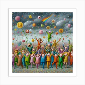 Rainbow In The Sky Art Print