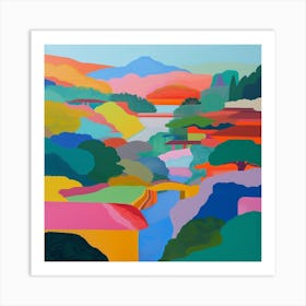 Abstract Park Collection Kenrokuen Garden Kanazawa Japan 1 Art Print