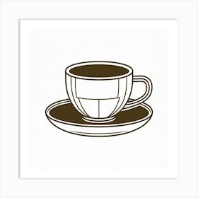 Coffee Cup And Saucer 10 Art Print