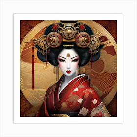 Geisha 153 Art Print