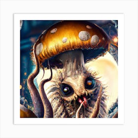 Octopus Monster Art Print