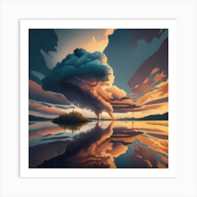 Cloudy Sky Art Print