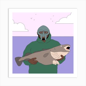 MF DOOM - Fish Fillet-O-Rapper Art Print