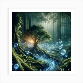 Forest Of Jelly Art Print