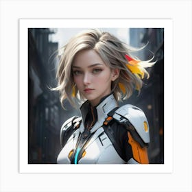 Overwatch Girl Art Print