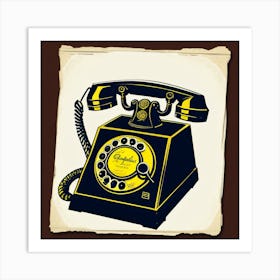 Telephone Art Print