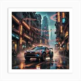 Futuristic City Art Print