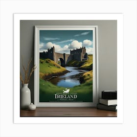 Ireland Travel Poster Art Print