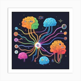 Brain Concept Art Print