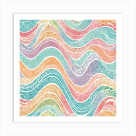 Wavy Waves Art Print