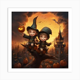 Halloween Collection By Csaba Fikker 47 Art Print