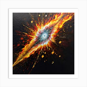 Exploding Star Art Print