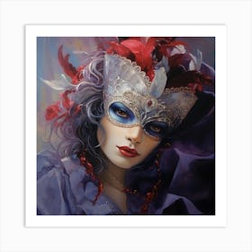 Venice Mask 2 Art Print