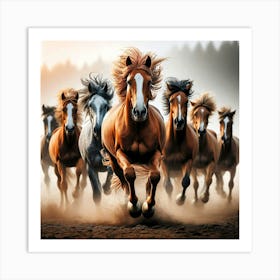 Creative Horse Beauty Illustration Nr 164 Art Print