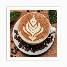 Latte Art 32 Art Print