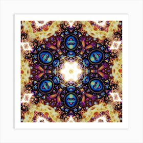 Psychedelic Mandala 93 Art Print