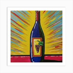 Bottle Of Wine Art Print