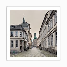 Street In Stockholm Art Print