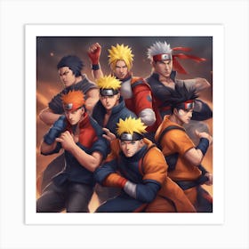 Naruto 3 Art Print