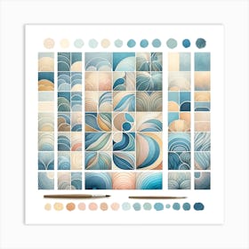 Abstract Watercolor Painting 1 Art Print