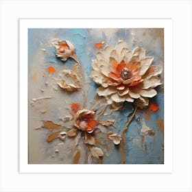 Abstract, Flower 2 Art Print