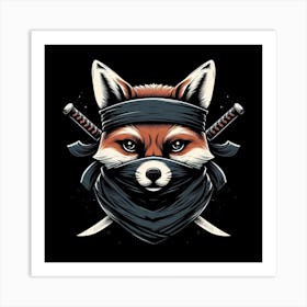 Fox Ninja 1 Art Print