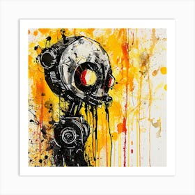 Robot 17 Art Print