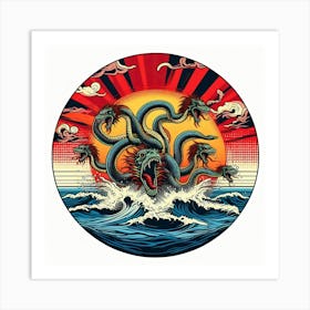 Sunset Saga 21 Art Print