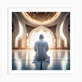 Muslim Man Praying 2 Art Print